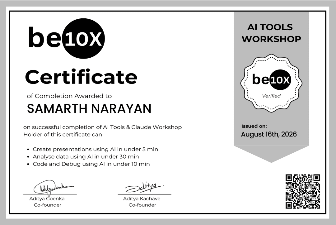 AI Tools & Claude Workshop